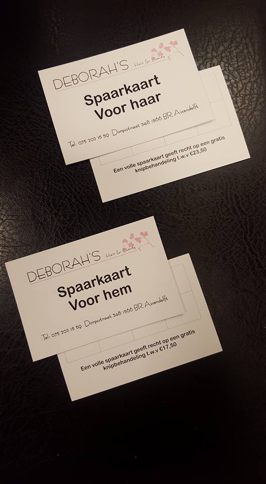 Ook kunt u sparen voor een gratis knipbeurt